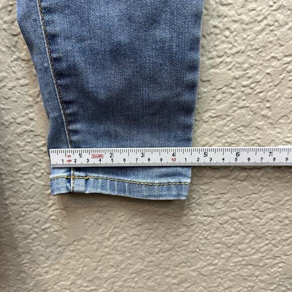 Levis 720 Jeans Size 14 Womens High Rise Super Skinny Medium Wash Blue Denim - Picture 7 of 11